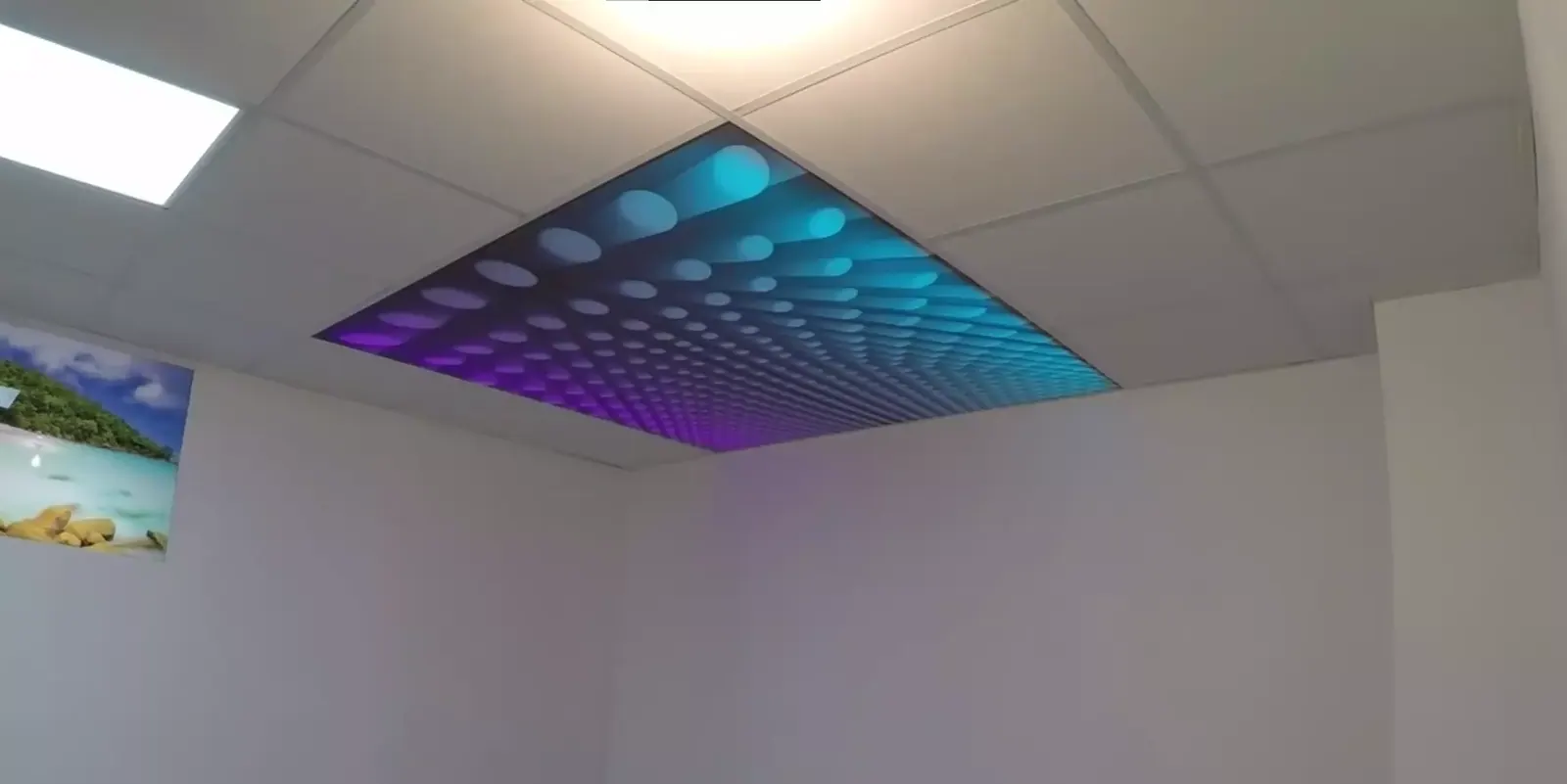 3D натяжной потолок для офиса — Дзержинск, проспект Чкалова, 26, фото 1